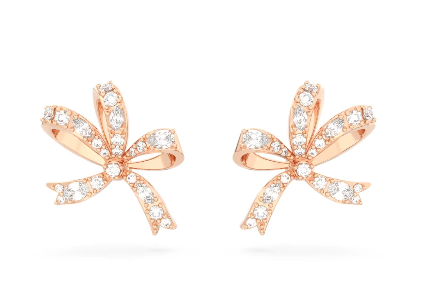 Swarovski Jewellery Volta Rosegold Bow Pendant