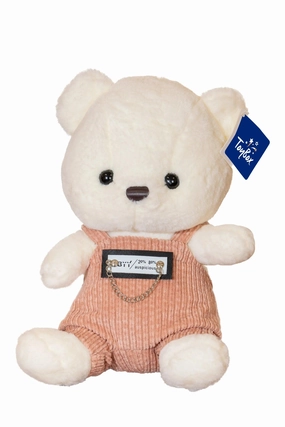 Sweet Cool Bear Plush 25cm - Peach
