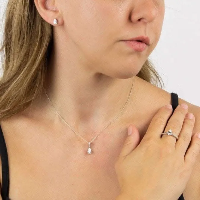 Teardrop Stud Earrings E6056 Diamonfire Jewellery