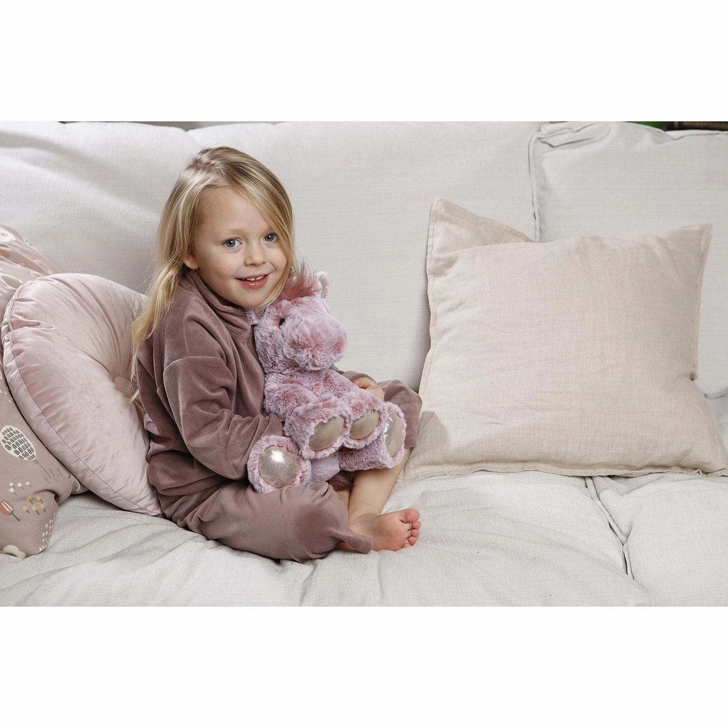 Teddykompaniet Pink Teddy Unicorns - Enhjrning Engla