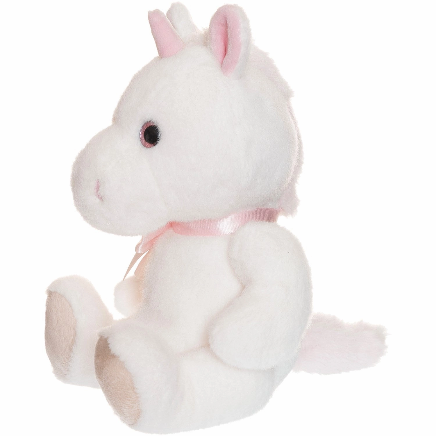 Teddykompaniet Teddy Unicorns - The Unicorn Elsie, White, 20 cm