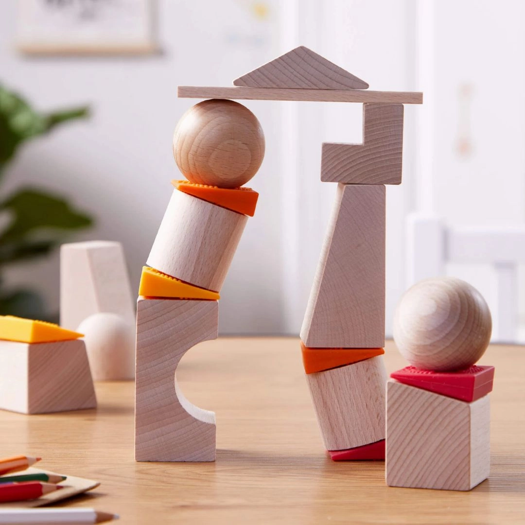 Teetering Towers Wooden Block Set
