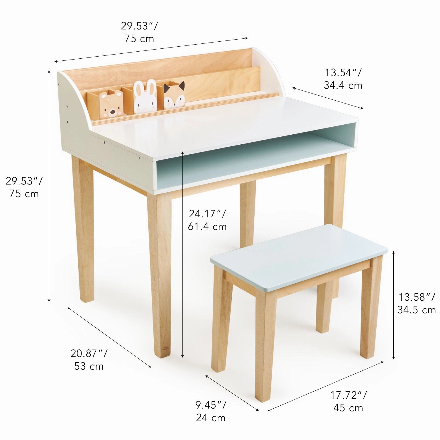 Tender Leaf Desk and Chair