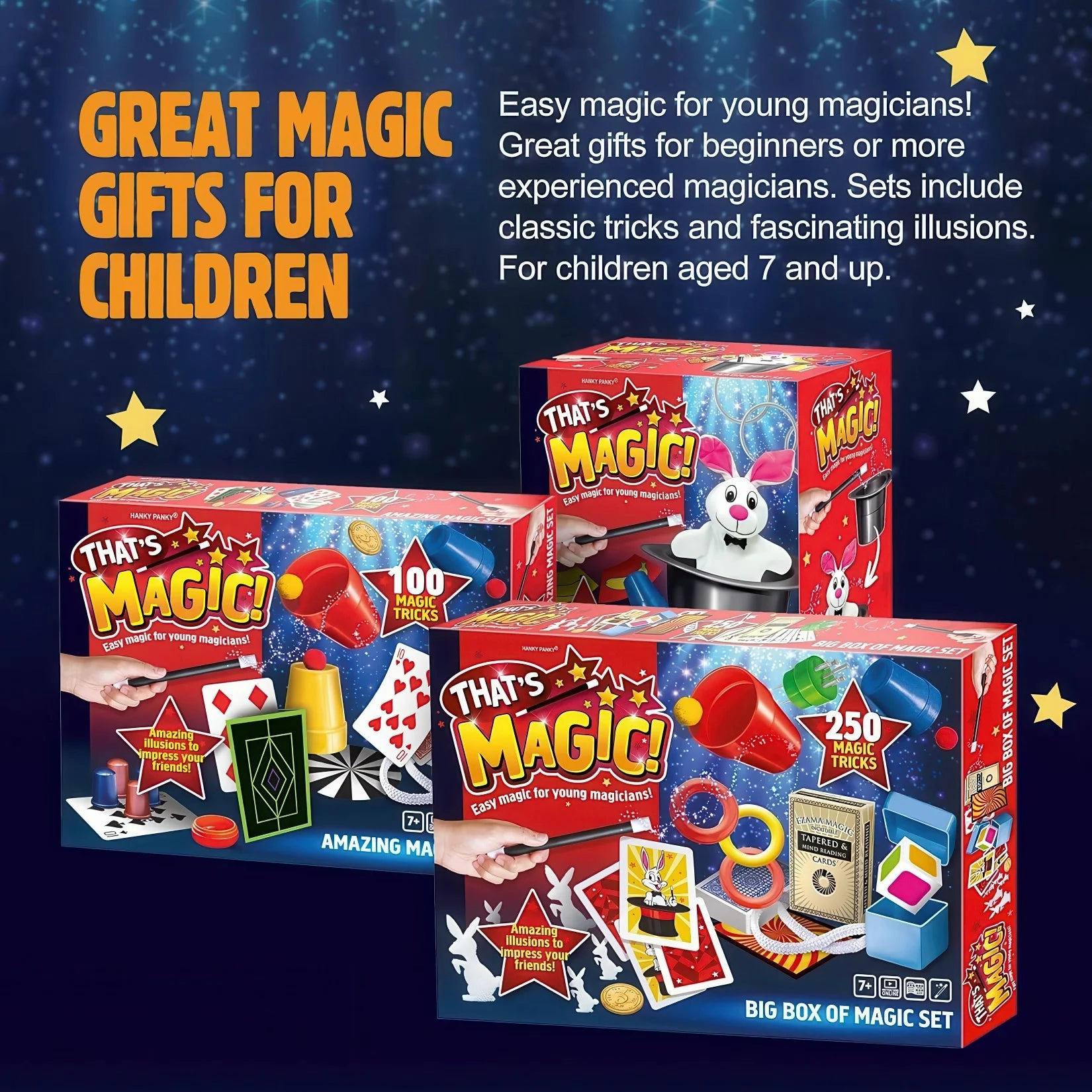 That's Magic, Magic Hat Set - Featuring 75 Fun Easy Tricks