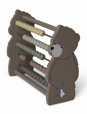 That's Mine Bears Riley Wooden Abacus 5 Rows