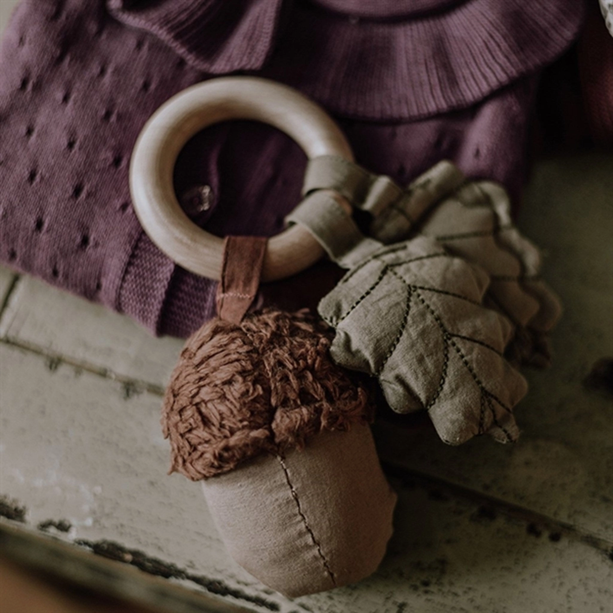 That's Mine Rattle Set Leslie Tiny Mushroom
