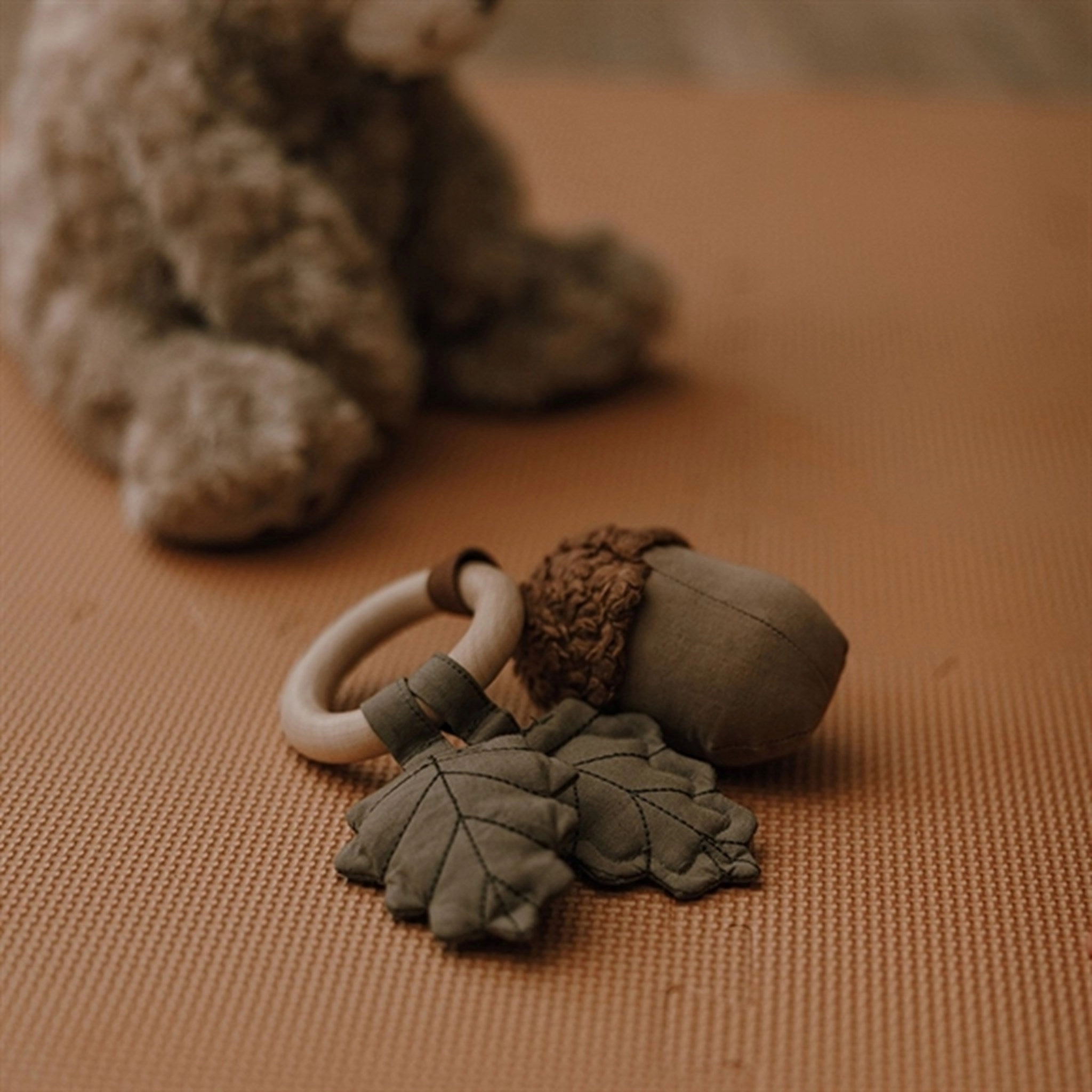 That's Mine Rattle Set Leslie Tiny Mushroom