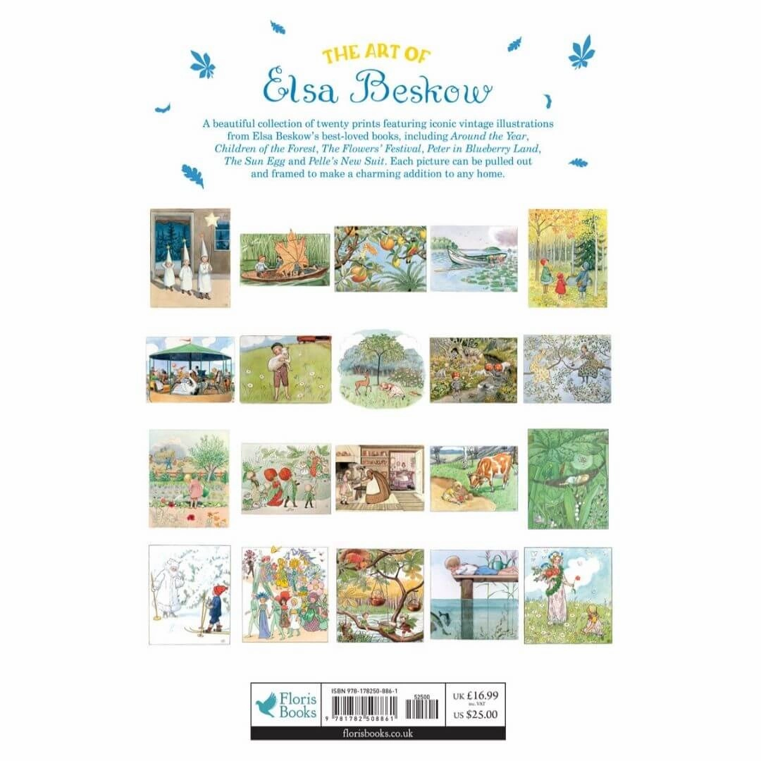 The Art of Elsa Beskow: 20 Pull-Out Frameable Prints