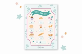 The Bakery Pretend Play Notepad