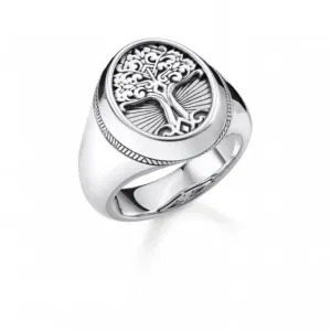 Thomas Sabo Arizona Tree of Love Signet Ring TR2245-637-21 Thomas Sabo Rings