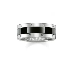 Thomas Sabo Black Ceramic Band Ring TR1994-454-11 Thomas Sabo Rings