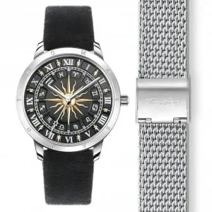 Thomas Sabo Black Two-Tone Sun Womens Watch SET_WA0351-217-203