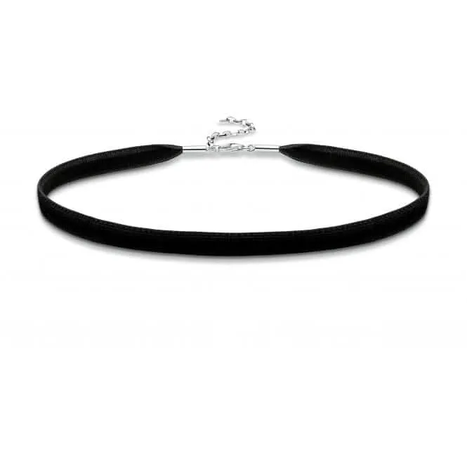 Thomas Sabo Black Velvet Choker KE1728-331-11-L36v Thomas Sabo Necklaces