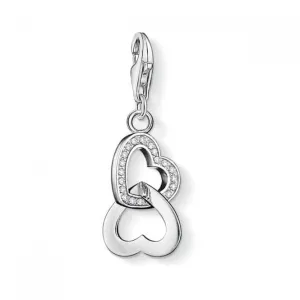 Thomas Sabo Charm Club Silver Hearts Charm 0863-051-14 Thomas Sabo Collectable Charms