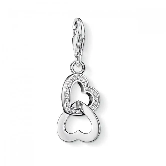 Thomas Sabo Charm Club Silver Hearts Charm 0863-051-14 Thomas Sabo Collectable Charms