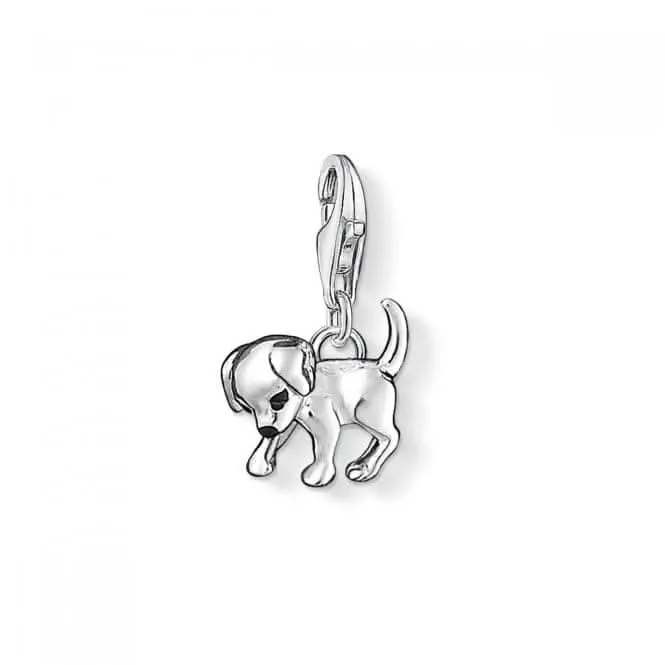 Thomas Sabo Charm Club Silver Silver Puppy Dog Charm 0885-007-12 Thomas Sabo Collectable Charms