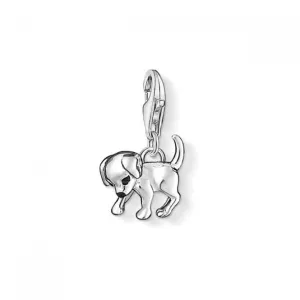 Thomas Sabo Charm Club Silver Silver Puppy Dog Charm 0885-007-12 Thomas Sabo Collectable Charms