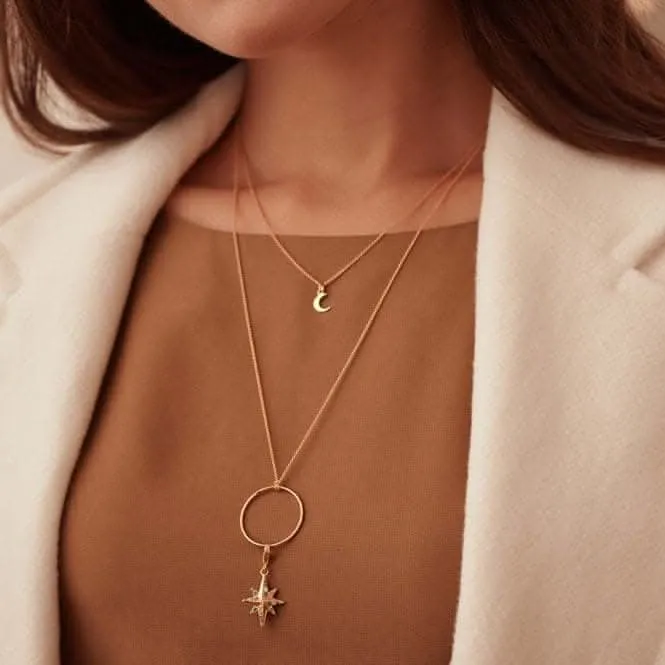 Thomas Sabo Gold Long Minimal Charm Necklace X0252-413-39 Thomas Sabo Necklaces