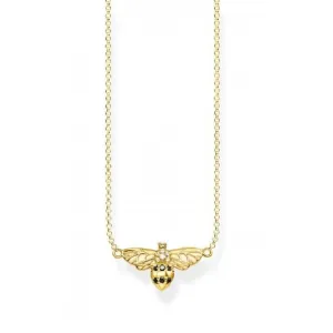 Thomas Sabo Gold Plated Bee Necklace KE1866-414-7-L45v Thomas Sabo Necklaces