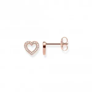 Thomas Sabo Heart Large Rose Gold Ear Studs H1945-416-14 Thomas Sabo Earrings