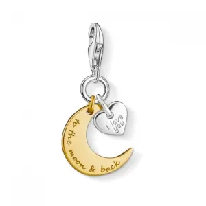 Thomas Sabo I Love You To The Moon & Back  Pendant 1443-413-39 Thomas Sabo Collectable Charms
