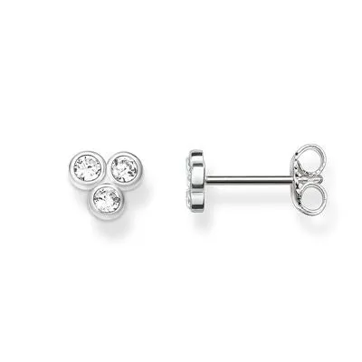 Thomas Sabo Jewellery Thomas Sabo 3 CZ Stud Earrings - TH1921CZ