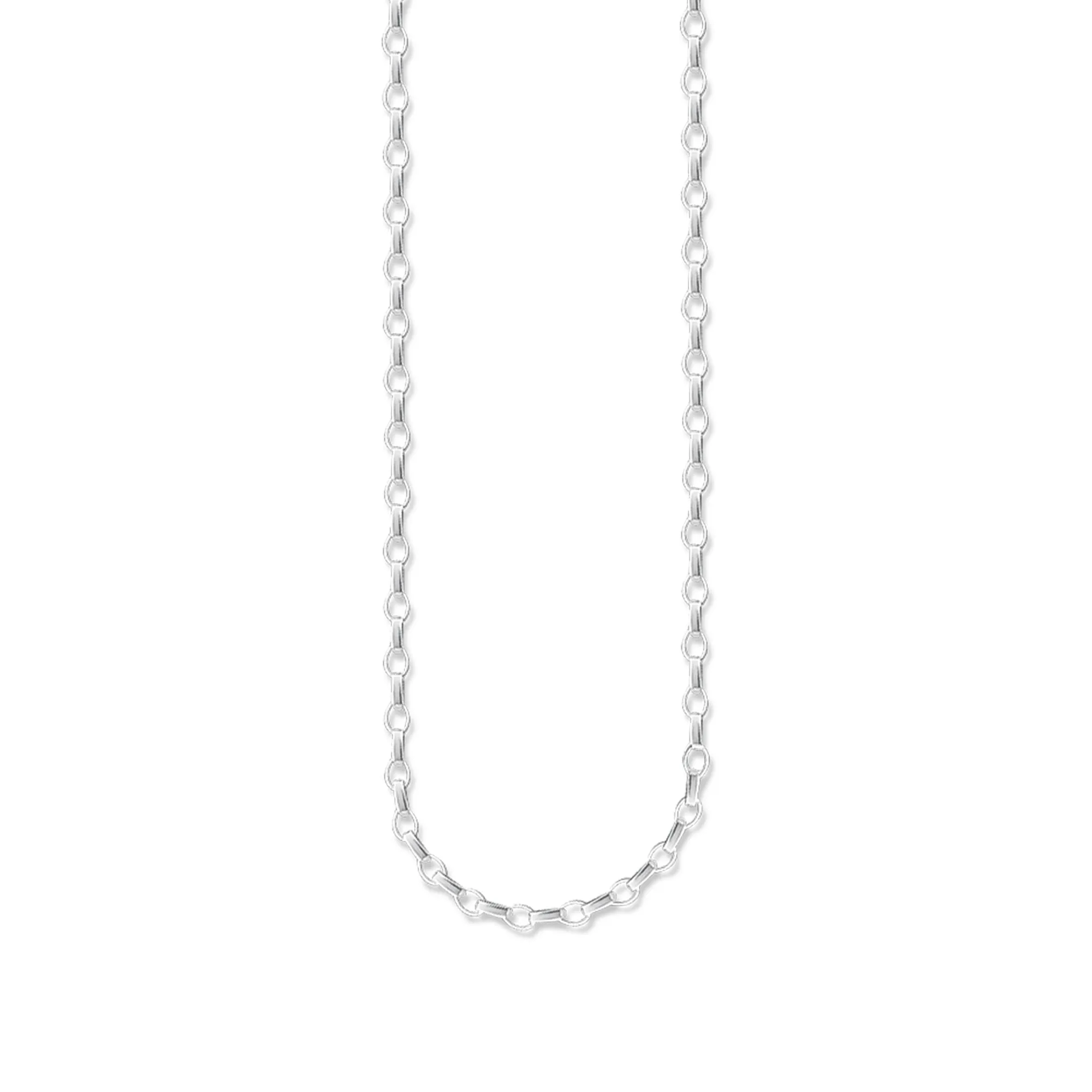 Thomas Sabo Jewellery Thomas Sabo Charm Club Sterling Silver Anchor Chain Necklace 80cm