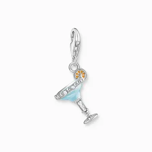 Thomas Sabo Jewellery Thomas Sabo Charm Club Sterling Silver Blue Cocktail Charm