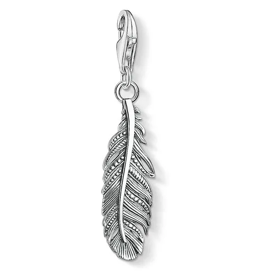 Thomas Sabo Jewellery Thomas Sabo Charm Club Sterling Silver Ethnic Feather Charm