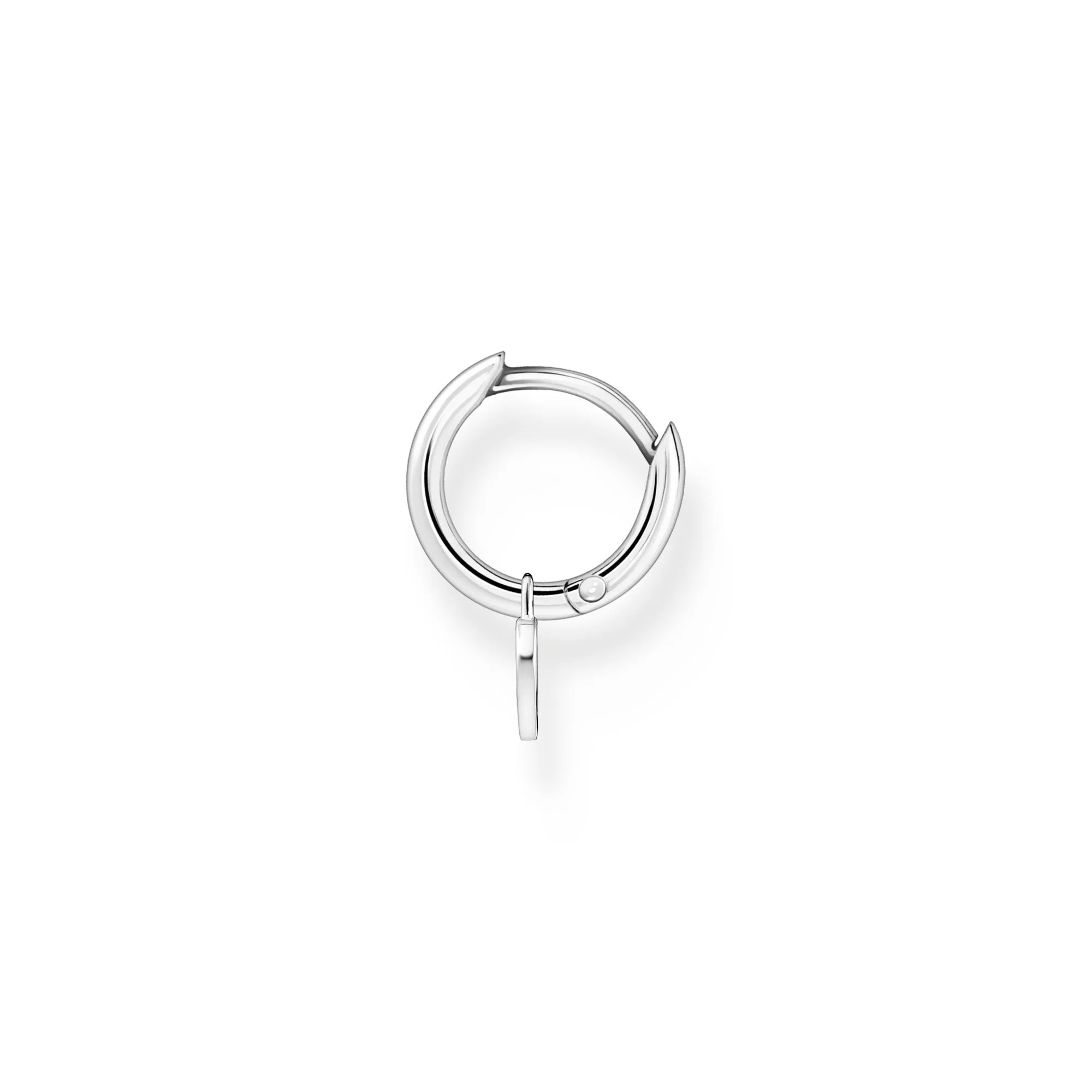 Thomas Sabo Jewellery Thomas Sabo Charm Club Sterling Silver Heart Pendant Single Hoop Earring