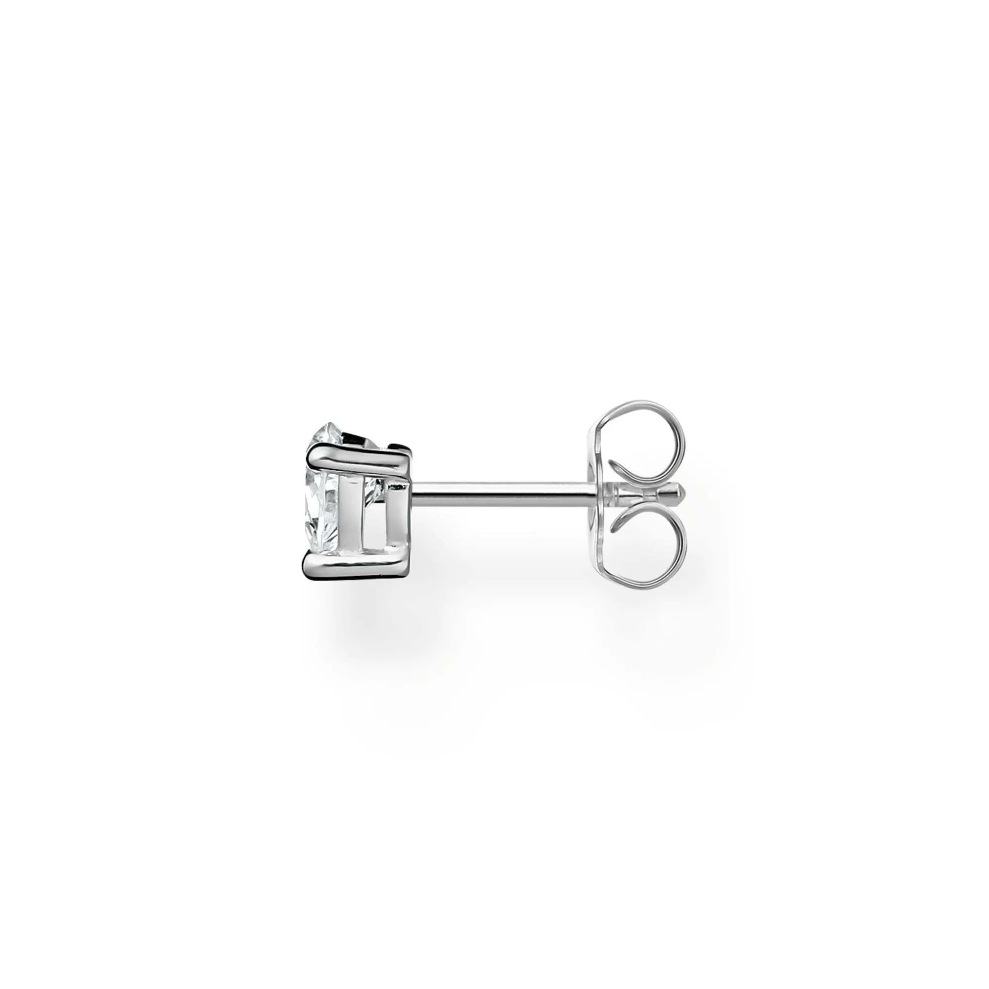 Thomas Sabo Jewellery Thomas Sabo Charm Club Sterling Silver Heart Single Ear Stud