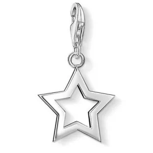Thomas Sabo Jewellery Thomas Sabo Charm Club Sterling Silver Open Star Charm