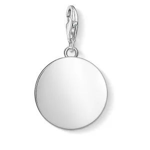 Thomas Sabo Jewellery Thomas Sabo Charm Club Sterling Silver Plain Disk Charm