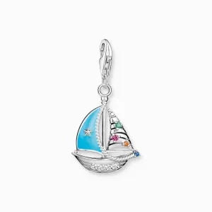 Thomas Sabo Jewellery Thomas Sabo Charm Club Sterling Silver Sailboat Charm