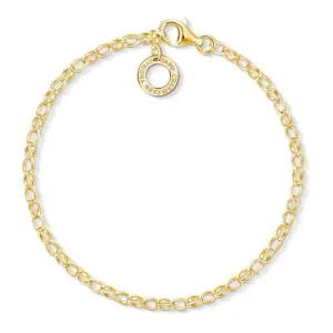 Thomas Sabo Jewellery Thomas Sabo Charm Club Yellow Gold Plated Silver Charm Bracelet