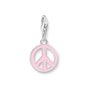Thomas Sabo Jewellery Thomas Sabo - Charm Pink Peace Symbol