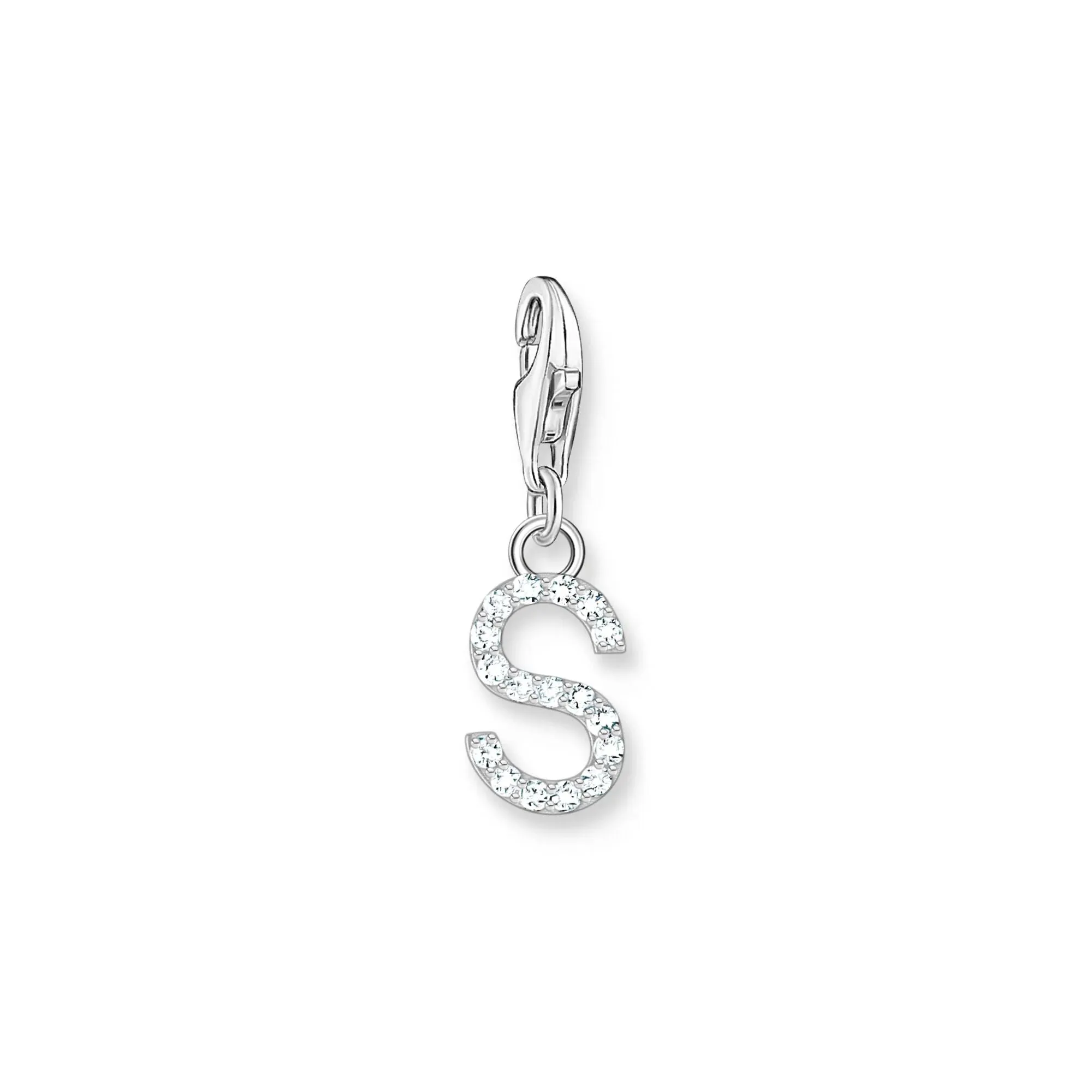 Thomas Sabo Jewellery Thomas Sabo Charmista - 'S' Charm with CZ's