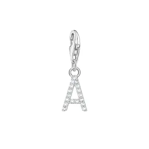 Thomas Sabo Jewellery Thomas Sabo Charmista Sterling Silver Letter A Charm Pendant