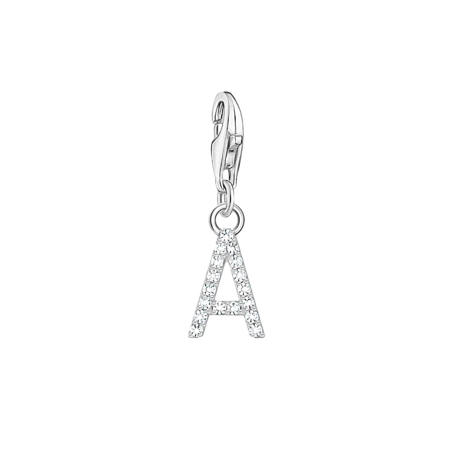 Thomas Sabo Jewellery Thomas Sabo Charmista Sterling Silver Letter A Charm Pendant