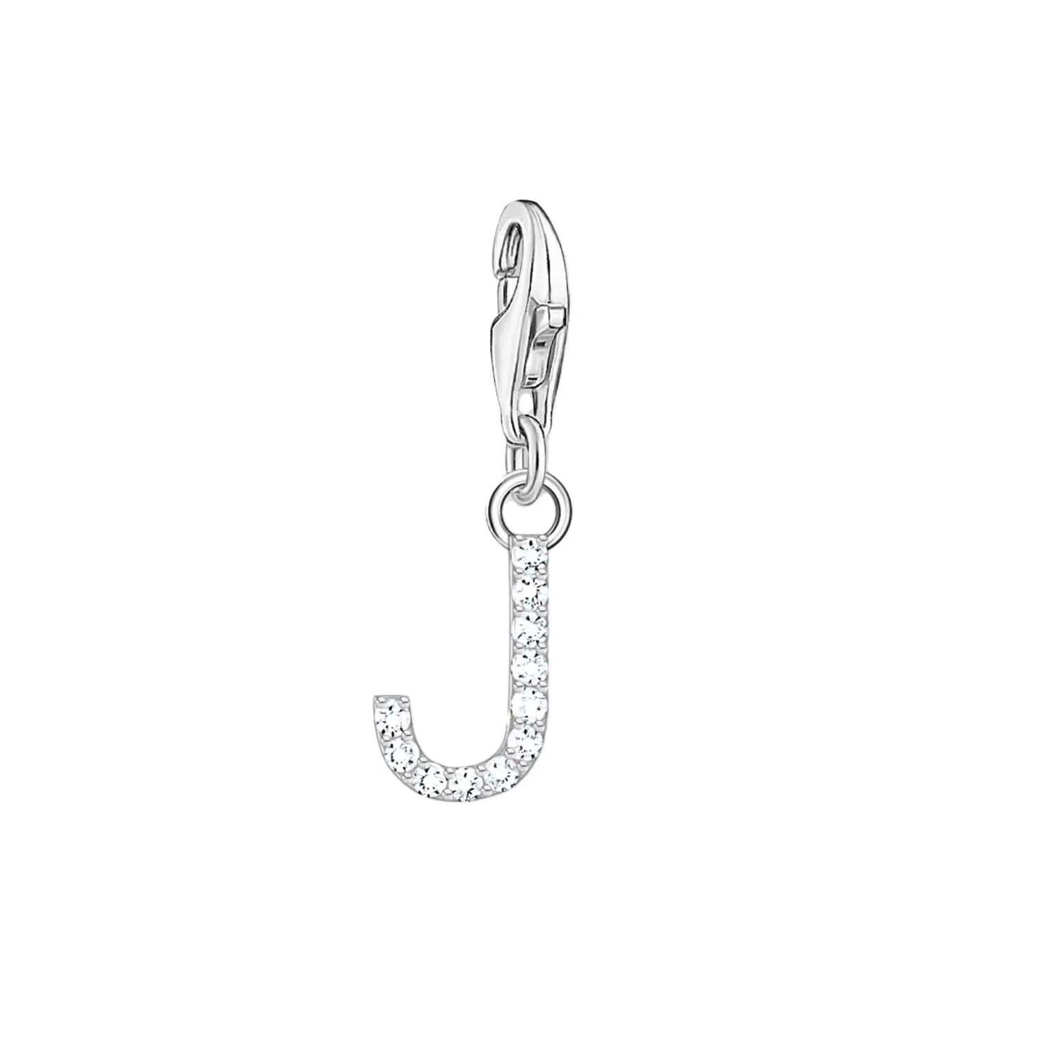 Thomas Sabo Jewellery Thomas Sabo Charmista Sterling Silver Letter J Charm Pendant