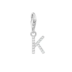 Thomas Sabo Jewellery Thomas Sabo Charmista Sterling Silver Letter K Charm Pendant