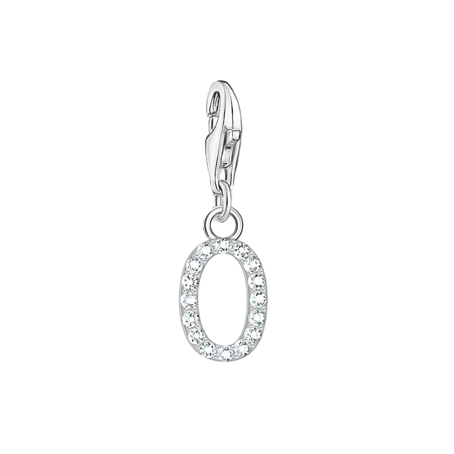 Thomas Sabo Jewellery Thomas Sabo Charmista Sterling Silver Letter O Charm Pendant