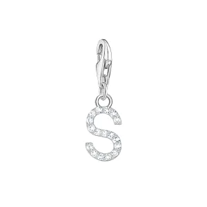 Thomas Sabo Jewellery Thomas Sabo Charmista Sterling Silver Letter S Charm Pendant