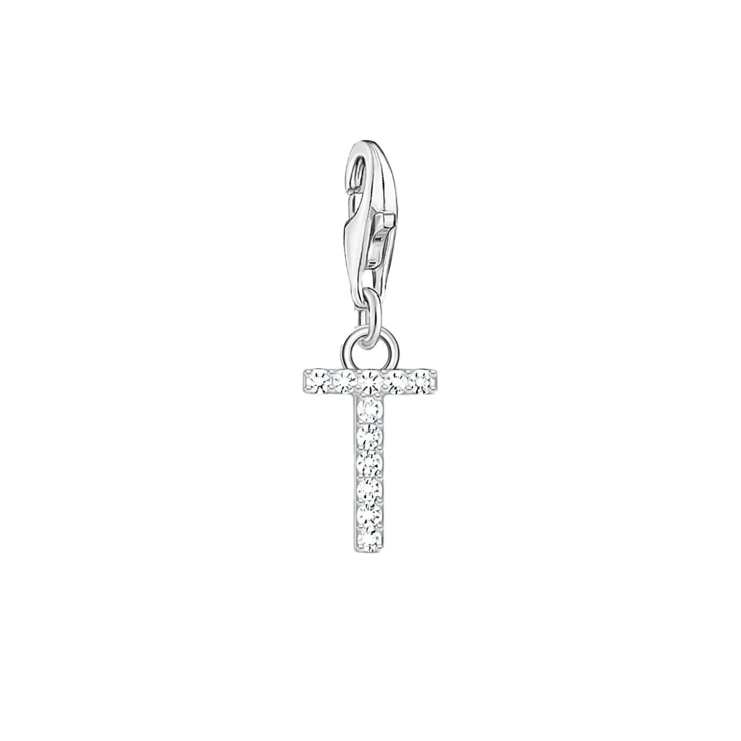 Thomas Sabo Jewellery Thomas Sabo Charmista Sterling Silver Letter T Charm Pendant