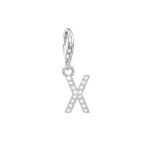Thomas Sabo Jewellery Thomas Sabo Charmista Sterling Silver Letter X Charm Pendant