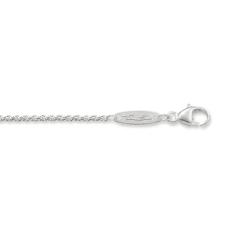 Thomas Sabo Jewellery Thomas Sabo Glam And Soul Sterling Silver Cord Chain - 50cm