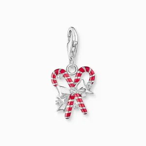 Thomas Sabo Jewellery Thomas Sabo - Silver Candy Canes Charm