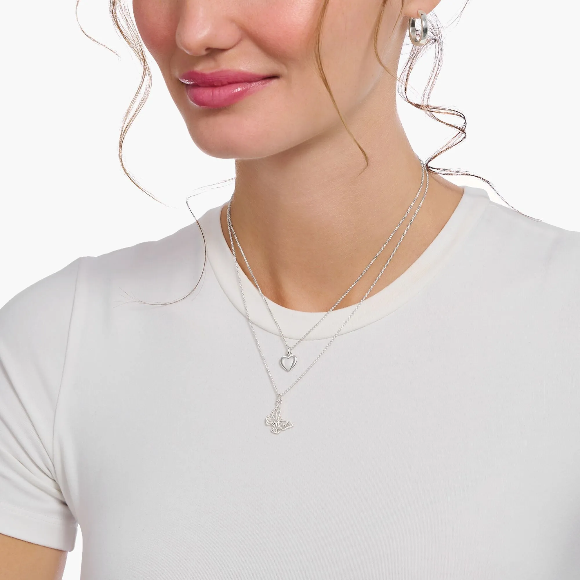 Thomas Sabo Jewellery Thomas Sabo Sterling Silver Butterfly Necklace
