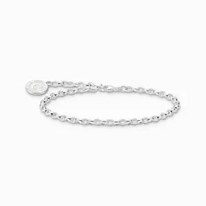 Thomas Sabo Jewellery Thomas Sabo Sterling Silver Charmista Member Charm Bracelet with White Coin