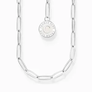 Thomas Sabo Jewellery Thomas Sabo Sterling Silver Charmista Member Charm Necklace with Coin